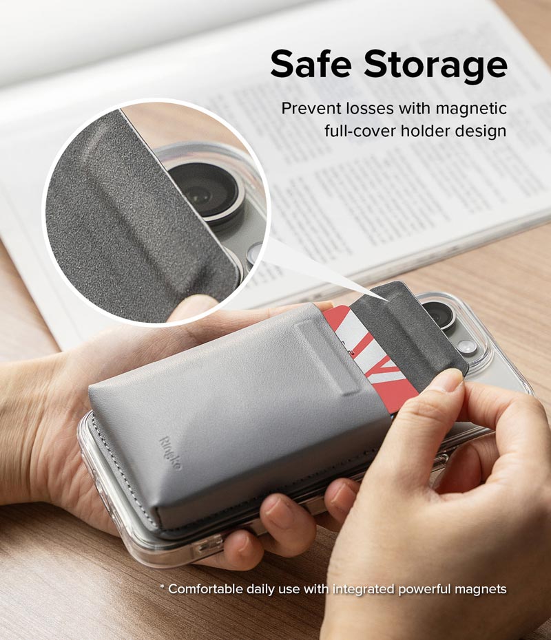 Ví kiêm giá đỡ RINGKE Stand Wallet / Pocket Magnetic - Hàng Chính Hãng