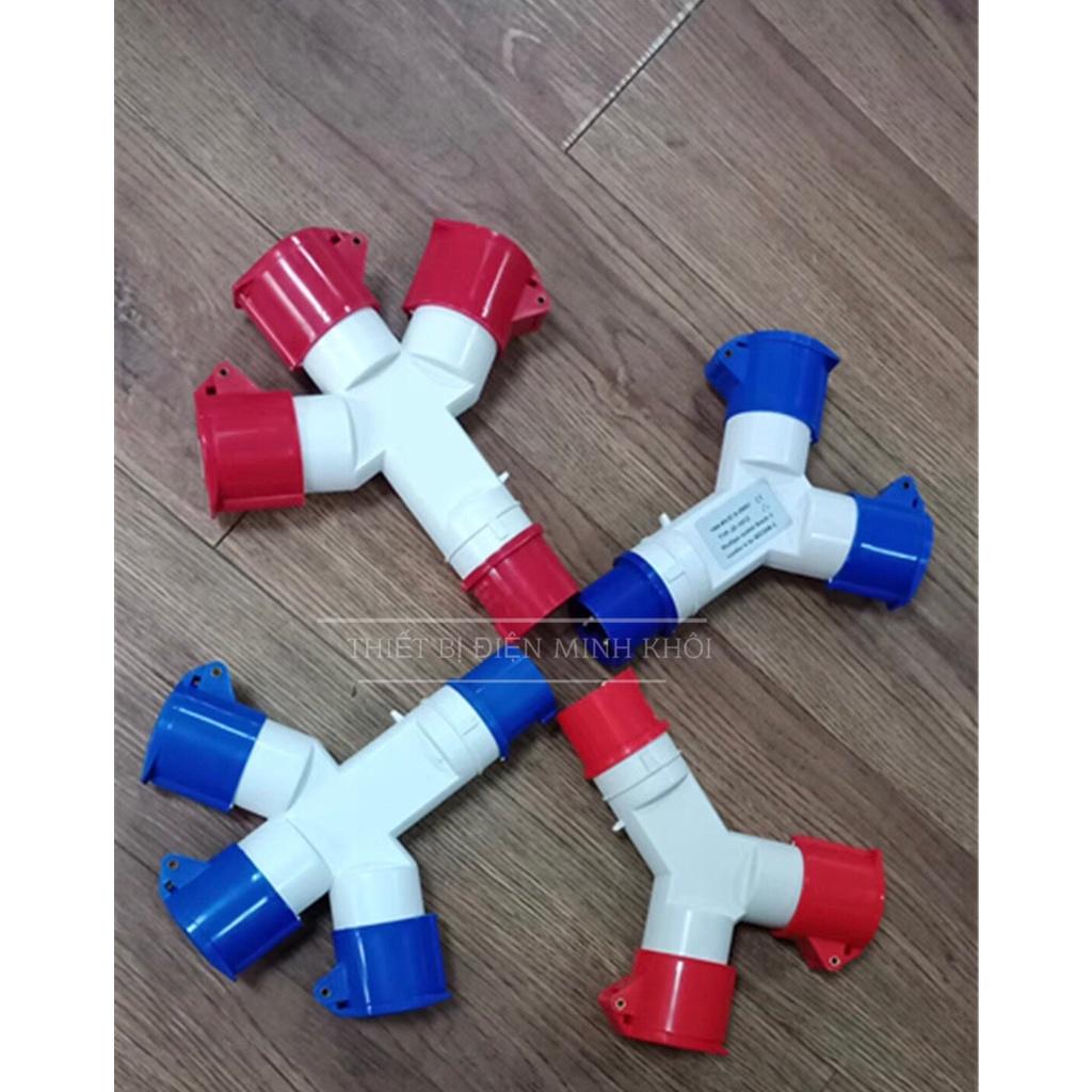 Ổ Cắm Công Nghiệp Chia 3 Chạc 16A Phích cắm công nghiệp 3 trạc