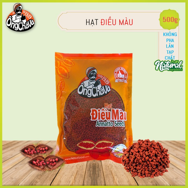 Hạt Điều Màu Ông Chà Và 500g (Annatto Seed)