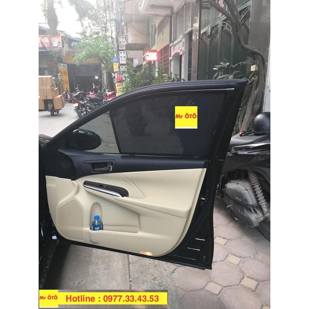 Rèm Che Nắng Xe Toyota Camry 2013-2018 Loại 1. Cam Kết Vải Dày, Chuẩn Khít Theo Xe