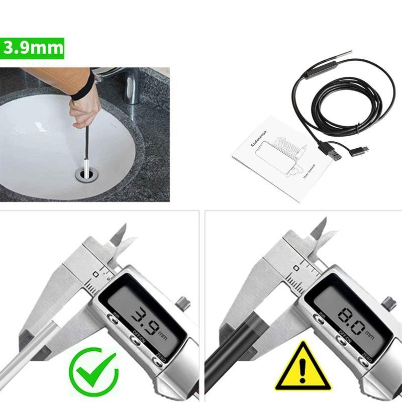 Camera Nội Soi 3 Trong 1 Chống Nước Ip67 3.9mm