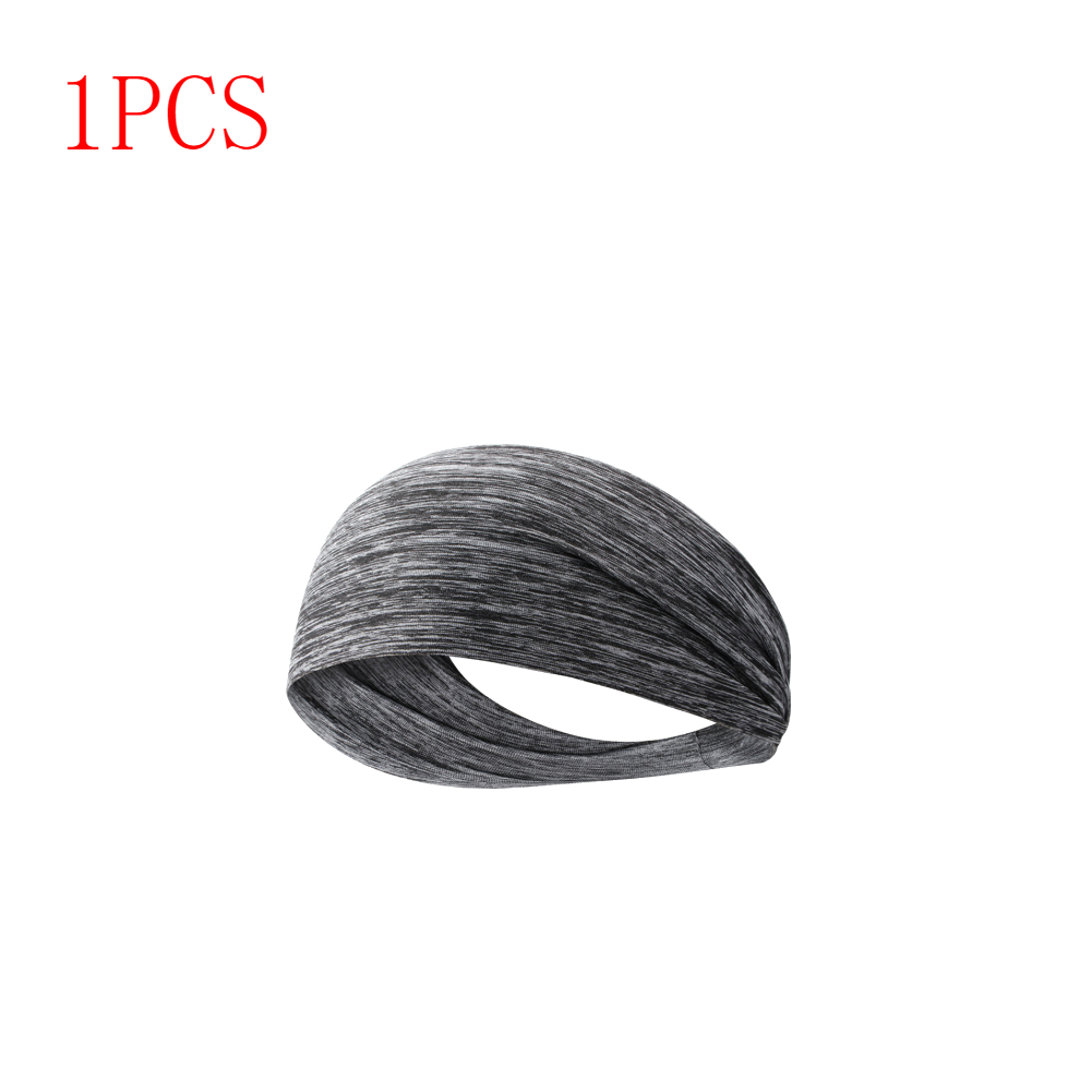 5-1PCS Ultra-Thin Sportband Band Men Women chạy nhanh băng đô khô băng Yoga Band Outdoor Sport Sweatbing Head Color: Blue 3pcs