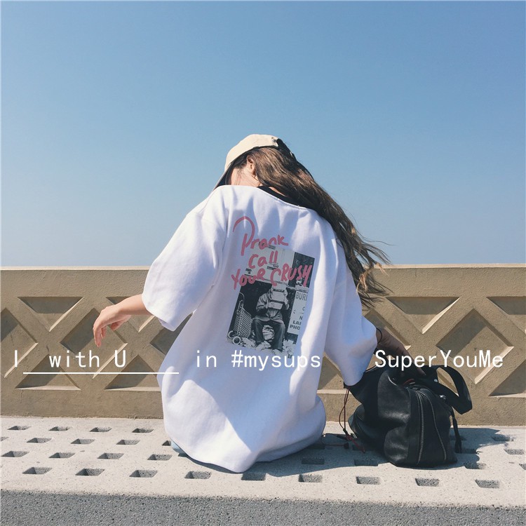 Áo thun form rộng phong cách hiphop so swag
