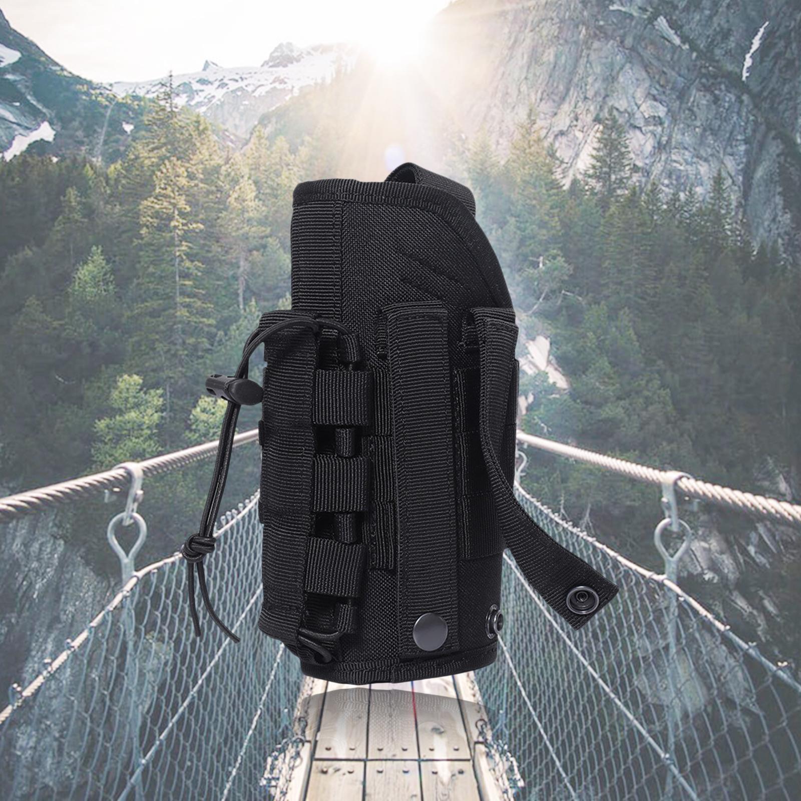 Adjustable Leg Holster Nylon Tactical Airsoft Holster w/ Magazine Pouch