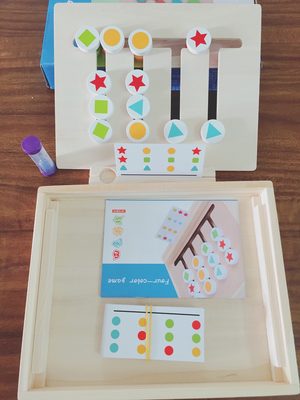 Bộ Montessori Toán học, hình khối 2in1 - Phát triển Tư duy Logic