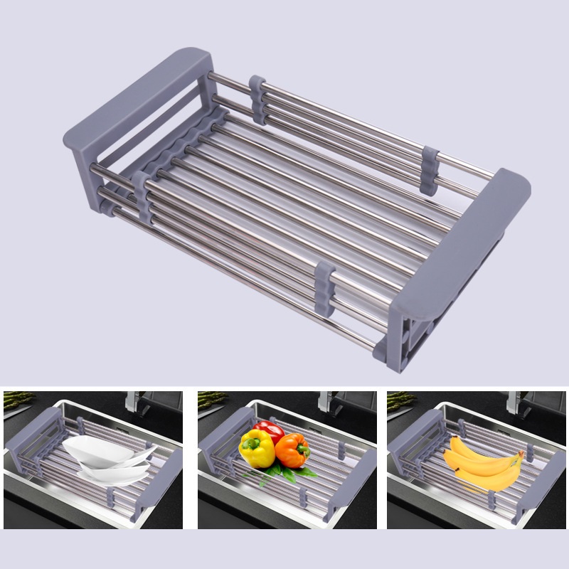 Kệ Gác Bồn Rửa Chén Bằng Inox Cao Cấp