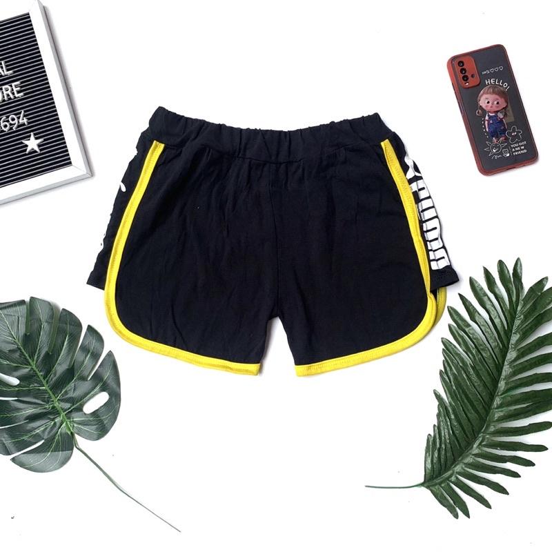 Quần đùi nữ mặc ở nhà, quần short nữ vải thun cottong co giãn TH STORE