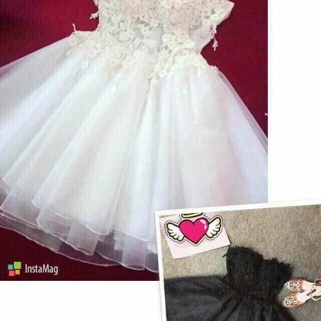 Đầm cúp ngực xòe công chúa