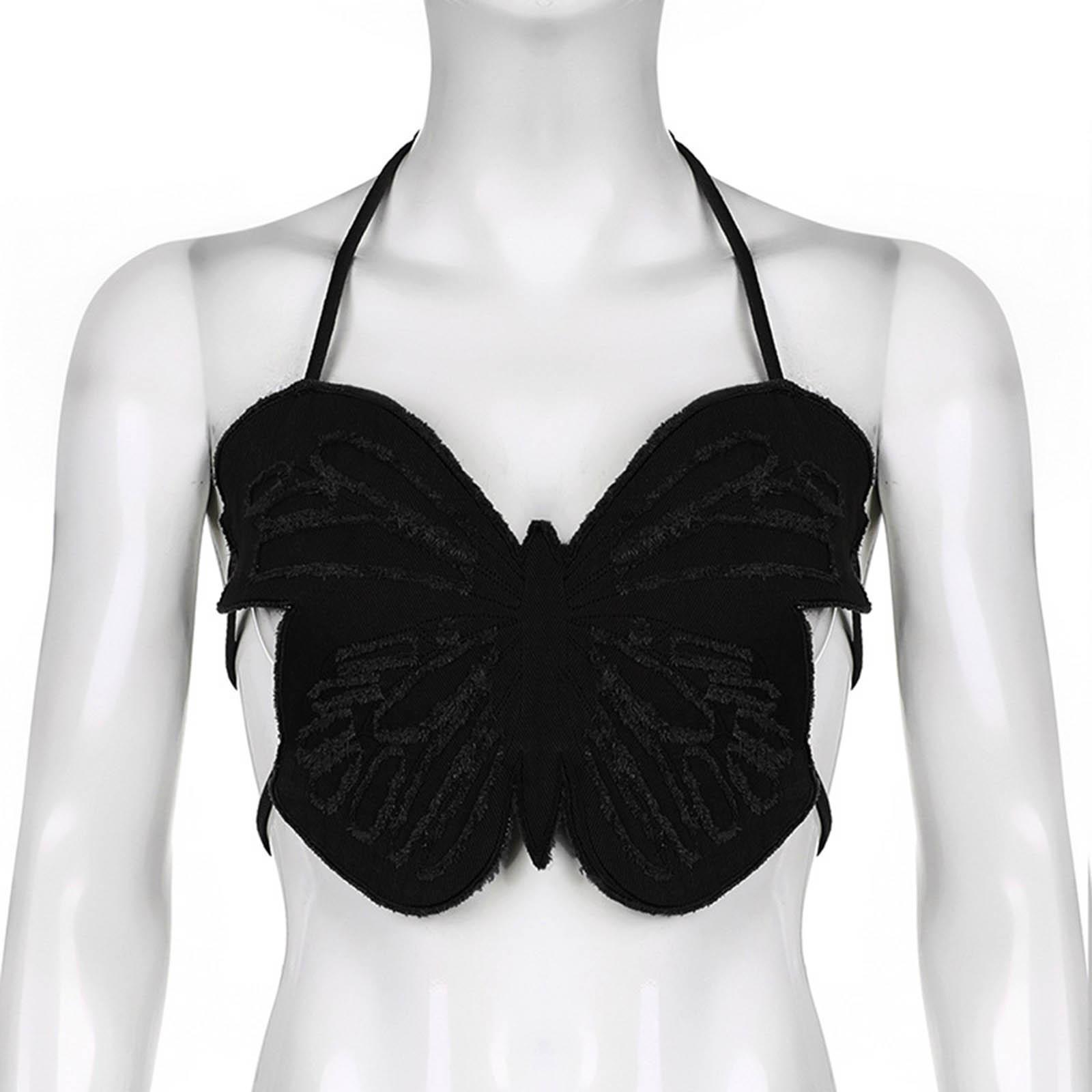 Women Crop Top Tank Tops Summer Tee Corset Vest Holiday Party Music Festival