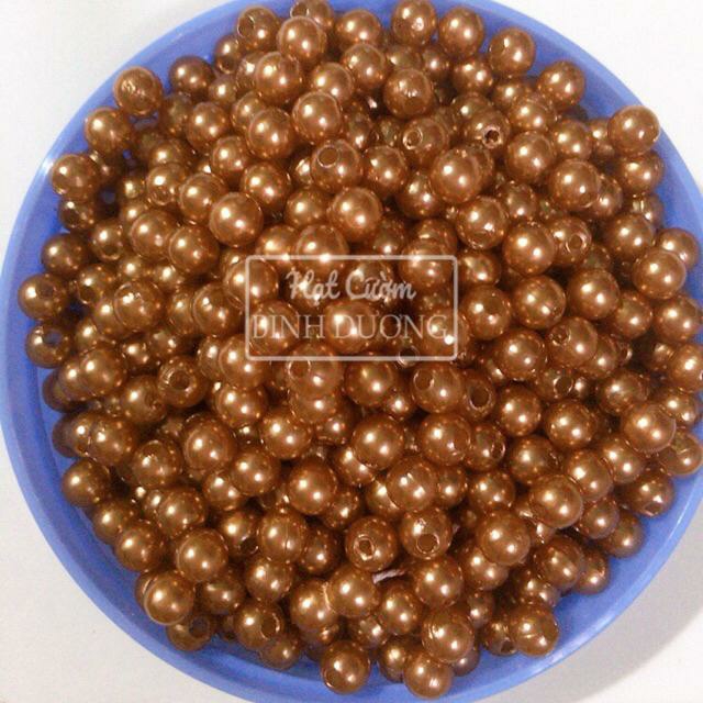 1800 Hạt bẹtngọc trai nhựa Acrylic 5mm trang trí gói 100gram