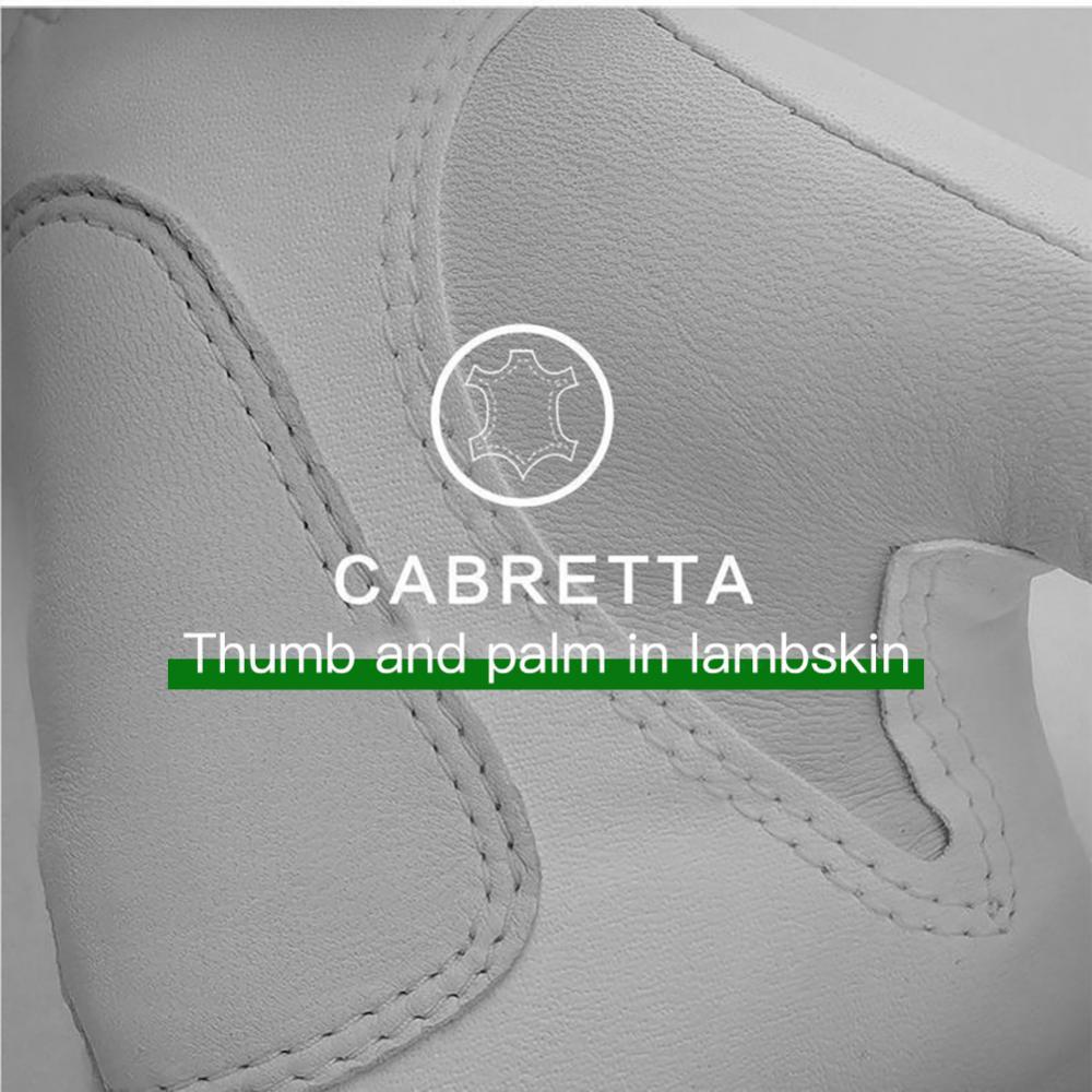 Găng tay golf da đen trái và găng tay phải của hai lớp đàn hồi kéo dài găng tay thể thao găng tay thể thao Găng tay thể thao PU Color: white left Size: 26