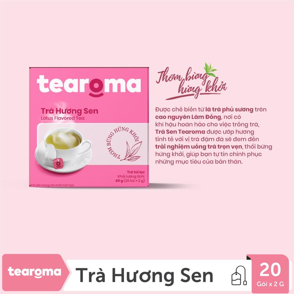 Tearoma Trà Sen túi lọc 20 gói x 2g