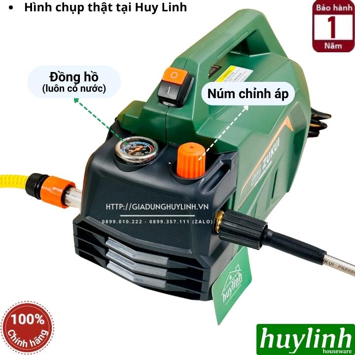 Máy xịt rửa xe chỉnh áp Zukui S8 - Công Suất 3000W - Áp lực 150 - 200 bar - Tặng béc rửa máy lạnh, điều hoà - Hàng chính hãng