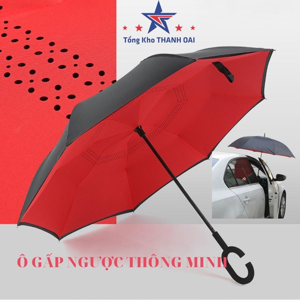 Ô dù che mưa nắng cầm tay cao cấp gấp ngược thông minh tiện lợi hàng đẹp