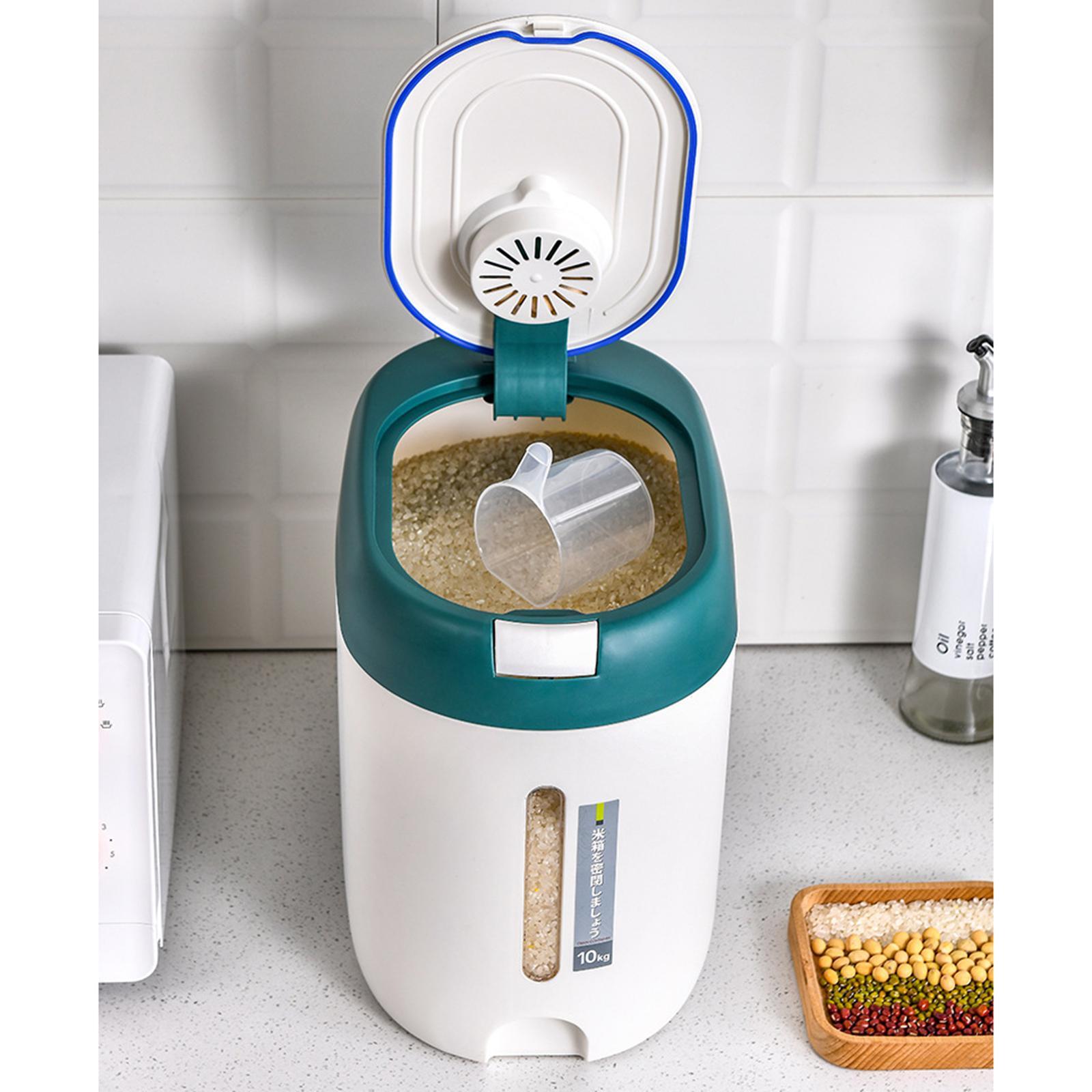 2x Insect-Proof Rice Bucket Household Multipurpose for Kitchen Container