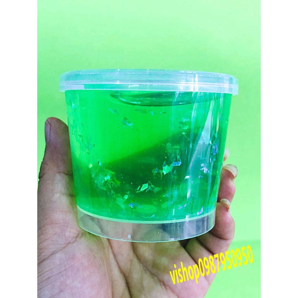 đồ chơi slime hộp to có kim tuyến lấp lánh mã HPW45 KYJ-5800T