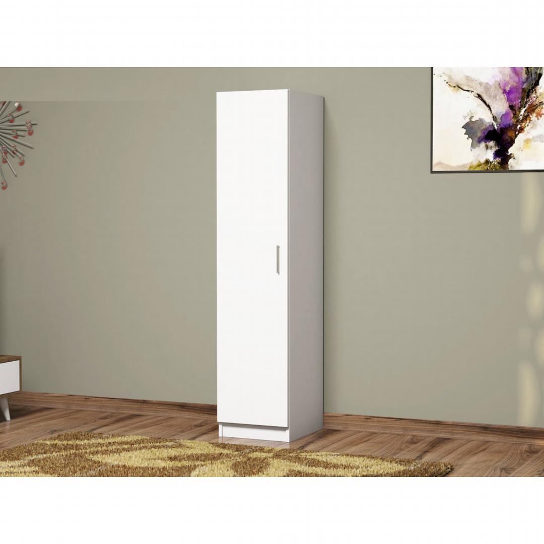 Tủ quần áo gỗ hiện đại SMLIFE Chaka | Gỗ MDF dày 17mm chống ẩm | D40xR50xC180cm