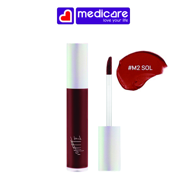 Son kem VACOSI matte lip cream mềm mại căng mướt 7g