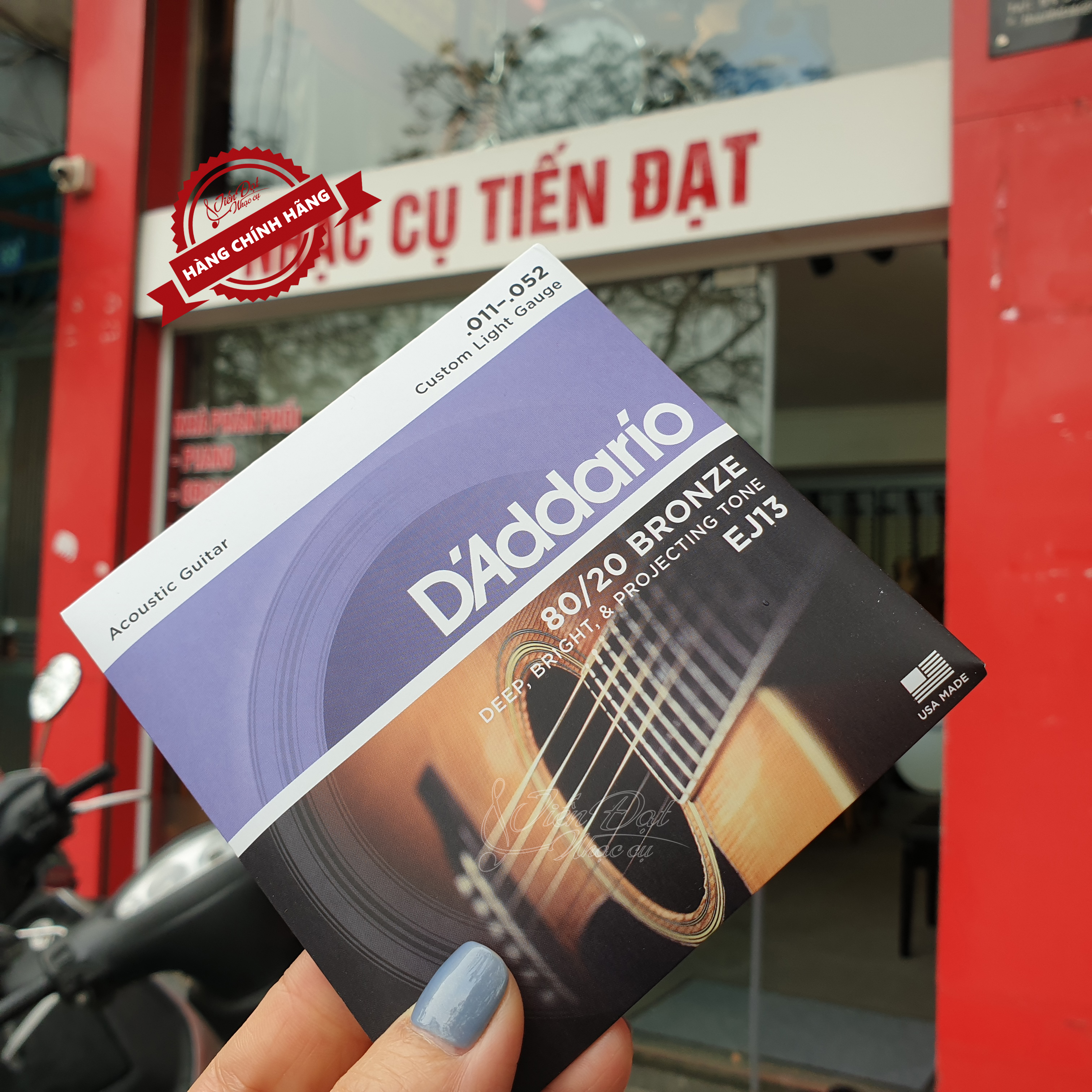 Bộ Dây Đàn Guitar Chính Hãng Acoustic D'Addario EJ13, EJ26, ULTRAPACK EZ910+EJ26