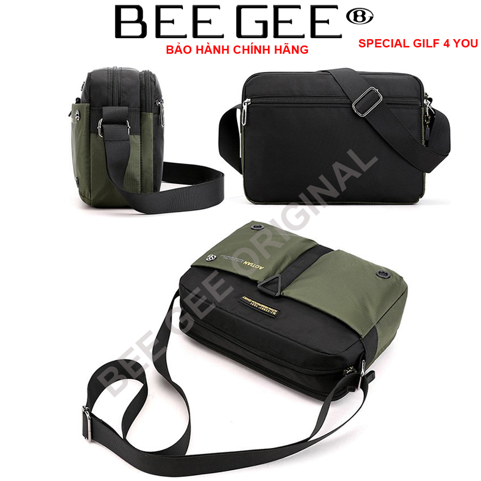 Túi đeo chéo nam cao cấp phong cách HÀN QUỐC BEE GEE DCN9018A (Tặng quà tặng ngẫu nhiên trong BEEGEE GILF COLLECTION)