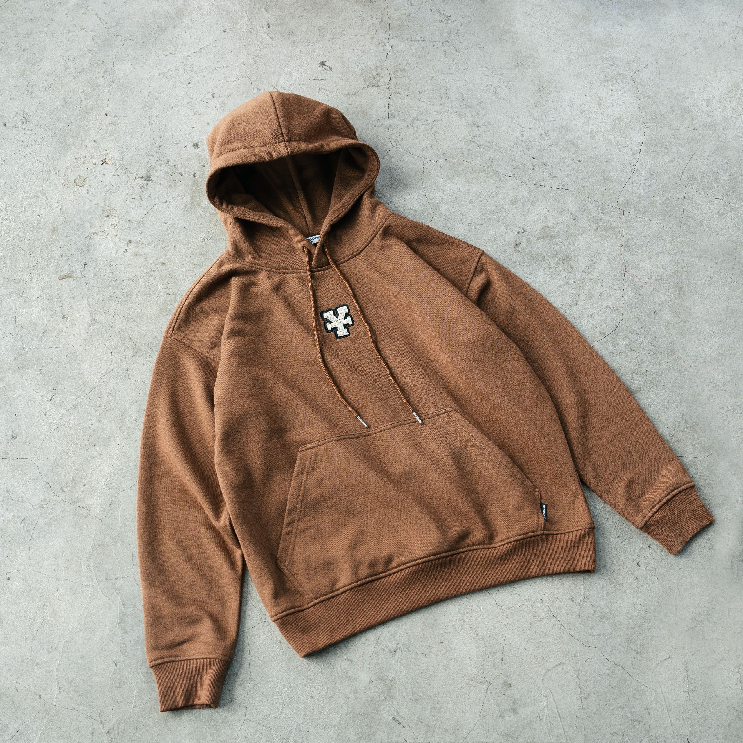 Áo Khoác DirtyCoins Y Patch Hoodie - Brown