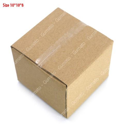 Hộp giấy P13 size 10x10x8 cm, thùng carton gói hàng Everest