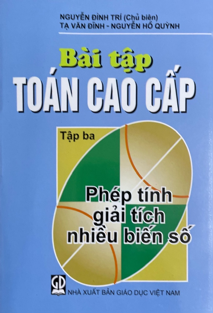 Combo 2 cuốn Toán Cao Cấp Tập 3 + Bài Tập