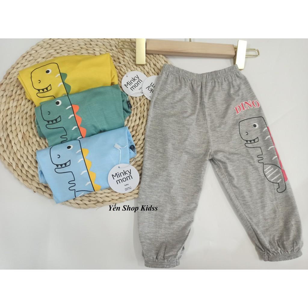 Quần Dài Chất Thun Lạnh Họa Tiết Khủng Long Cho Bé (6-18kg) (179