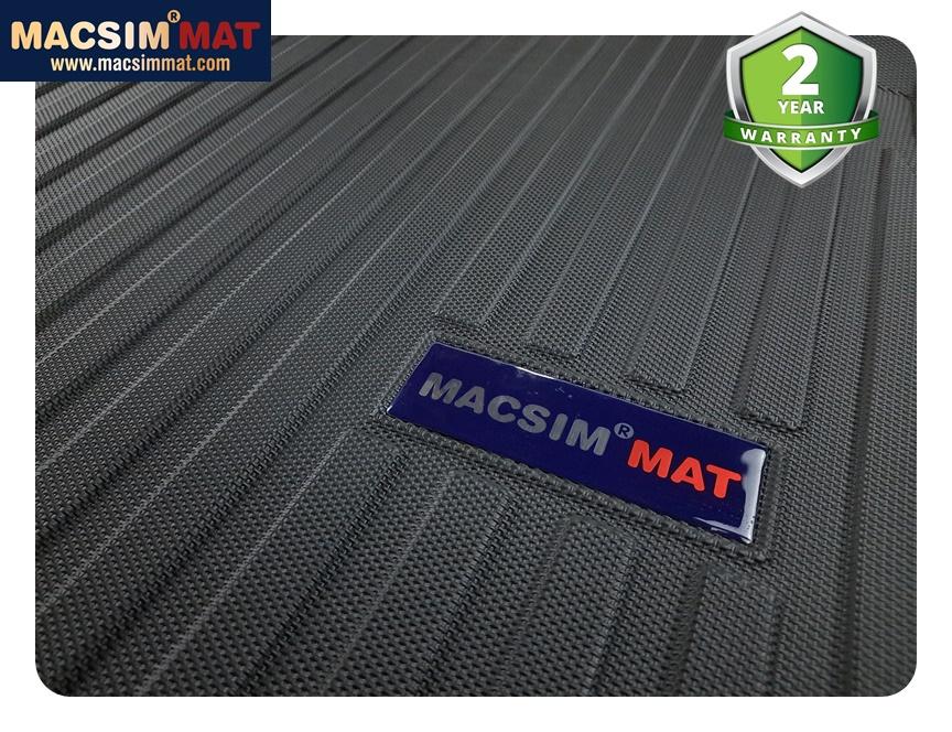 Thảm lót cốp Jaguar XPL nhãn hiệu Macsim chất liệu TPV cao cấp màu đen