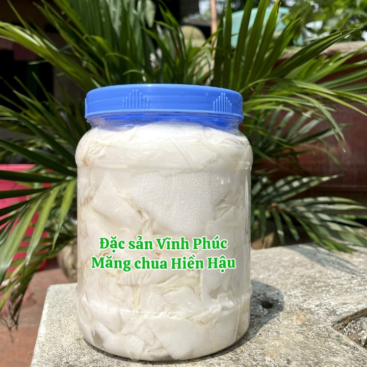 Măng chua nấu lẩu hải sản thơm ngon, Măng chua Hiền Hậu đặc sản Vĩnh Phúc 1kg