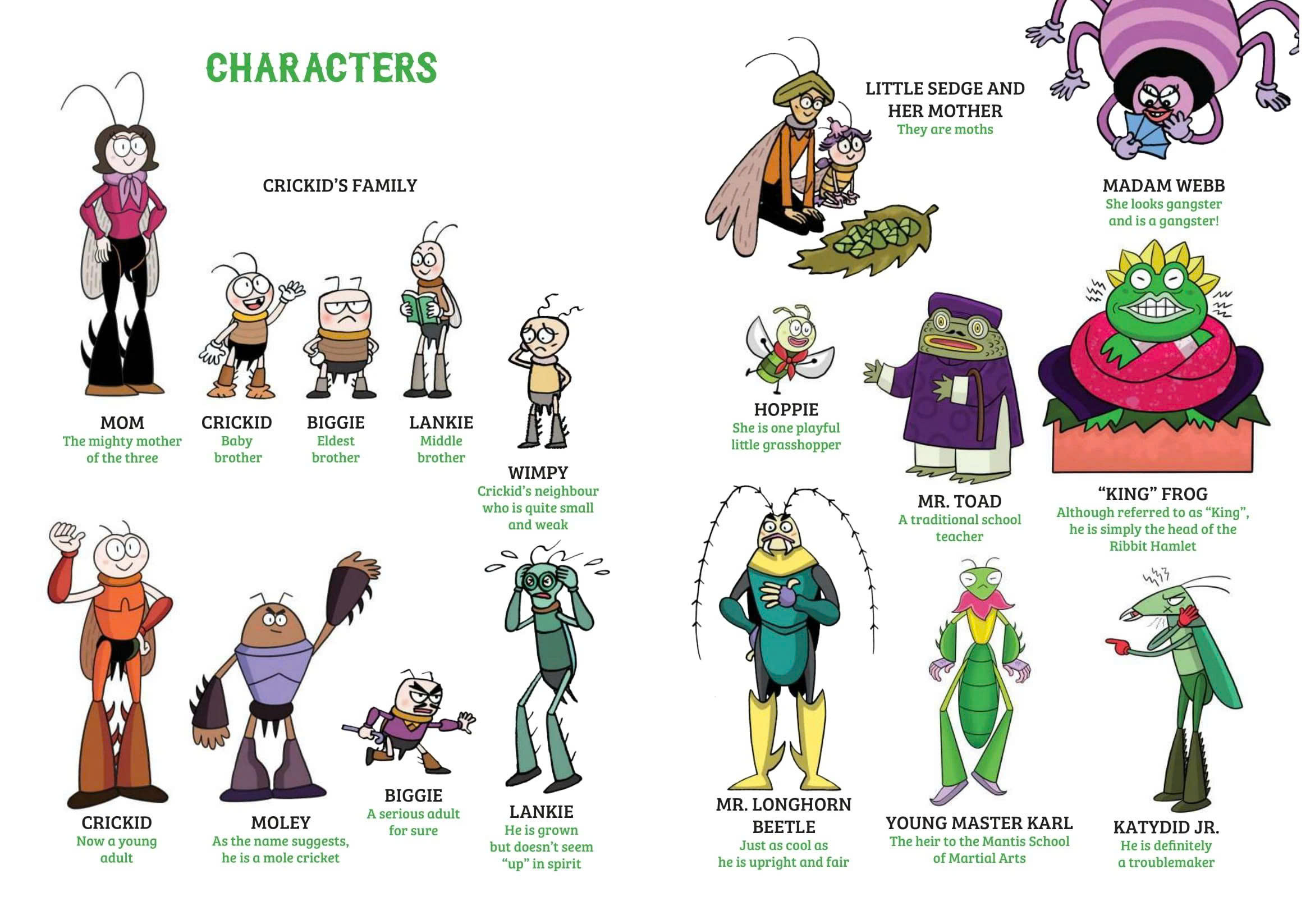 Truyện Tranh tiếng Anh - Adventures Of Crickid - Tập 1 Và Tập 2