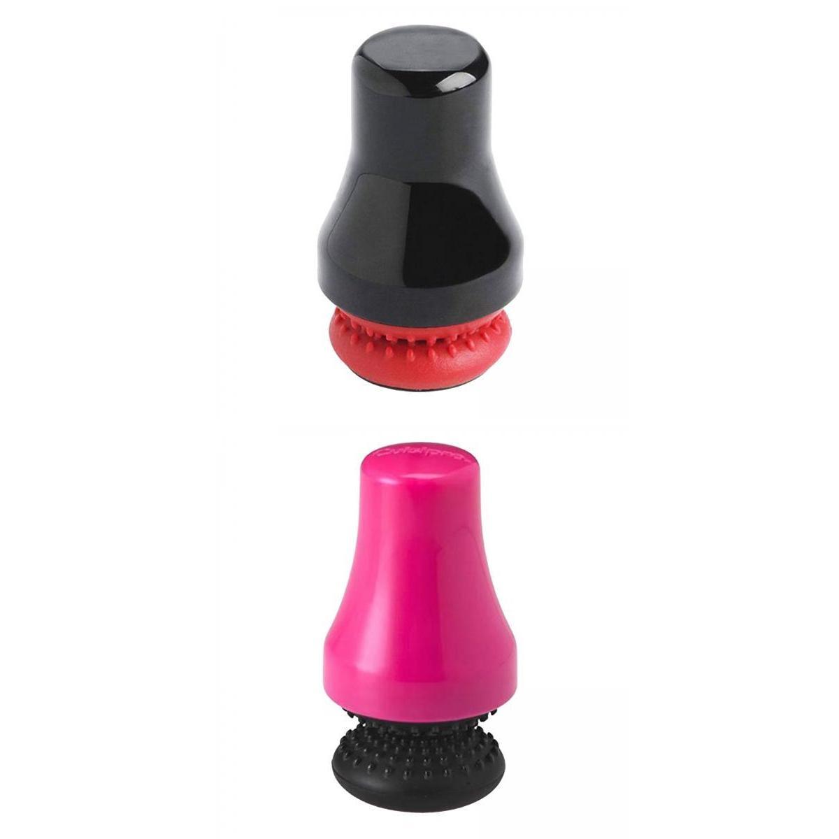 2x Silicone Brush Cleaner Magneitc Glass Spot Bottle Vase Scrubbers