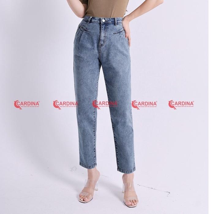 Quần Jeans Nữ  Cao Cấp Quần Bò Dáng Baggy Bắt Trend Siêu Hot 2Q12