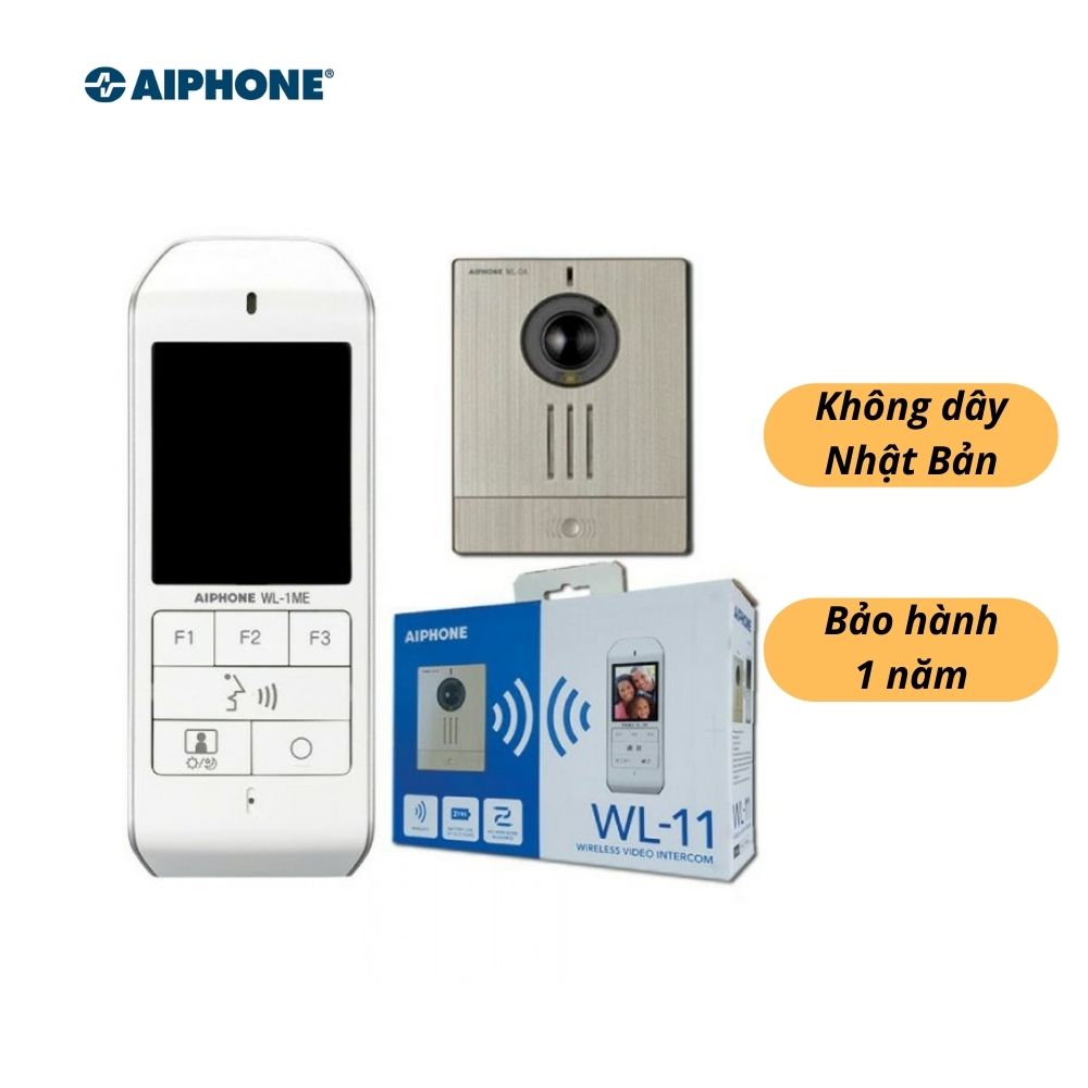 Chuông cửa có hình không dây Aiphone WL-11