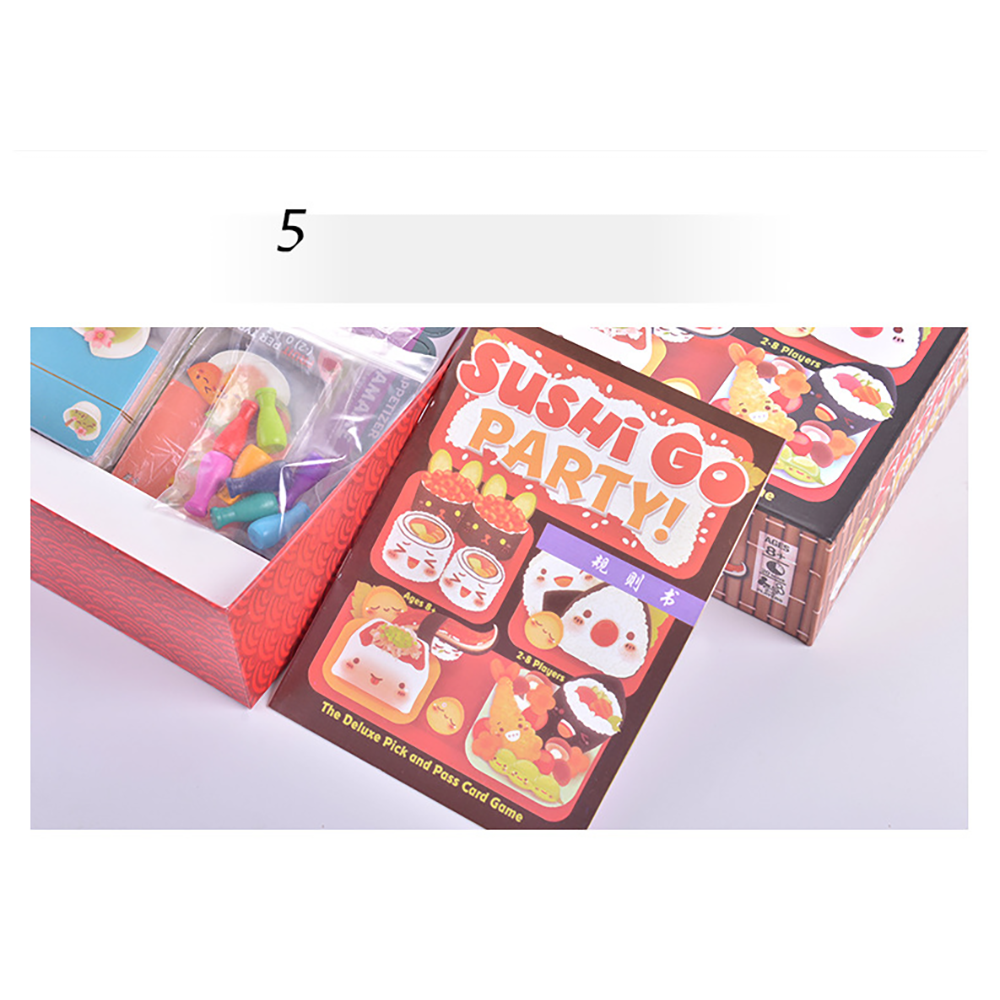 Bộ thẻ trò chơi Sushi Go Party! Board Game vui nhộn dành cho gia đình