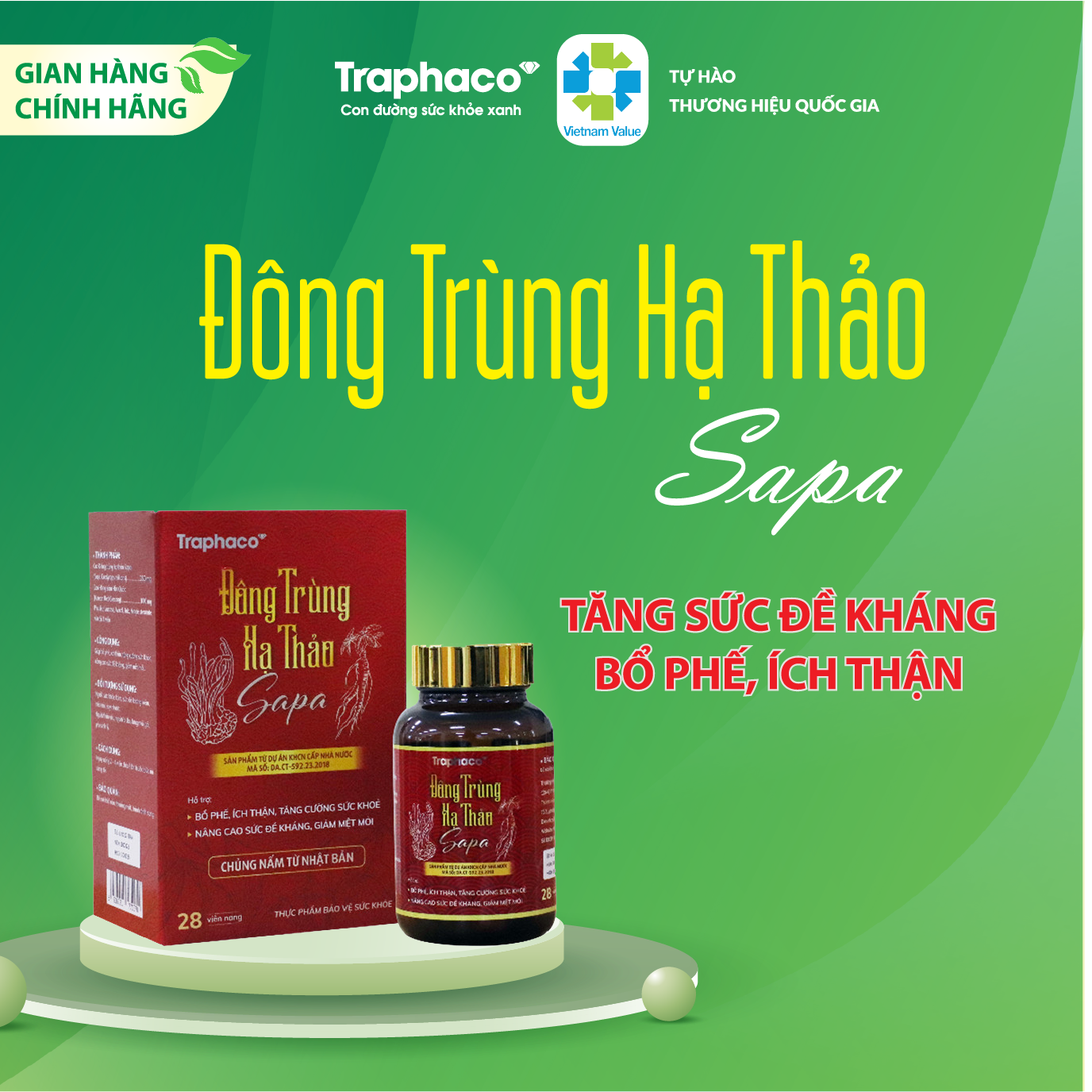 ĐÔNG TRÙNG HẠ THẢO SAPA - TĂNG SỨC ĐỀ KHÁNG - BỔ PHẾ, ÍCH THẬN