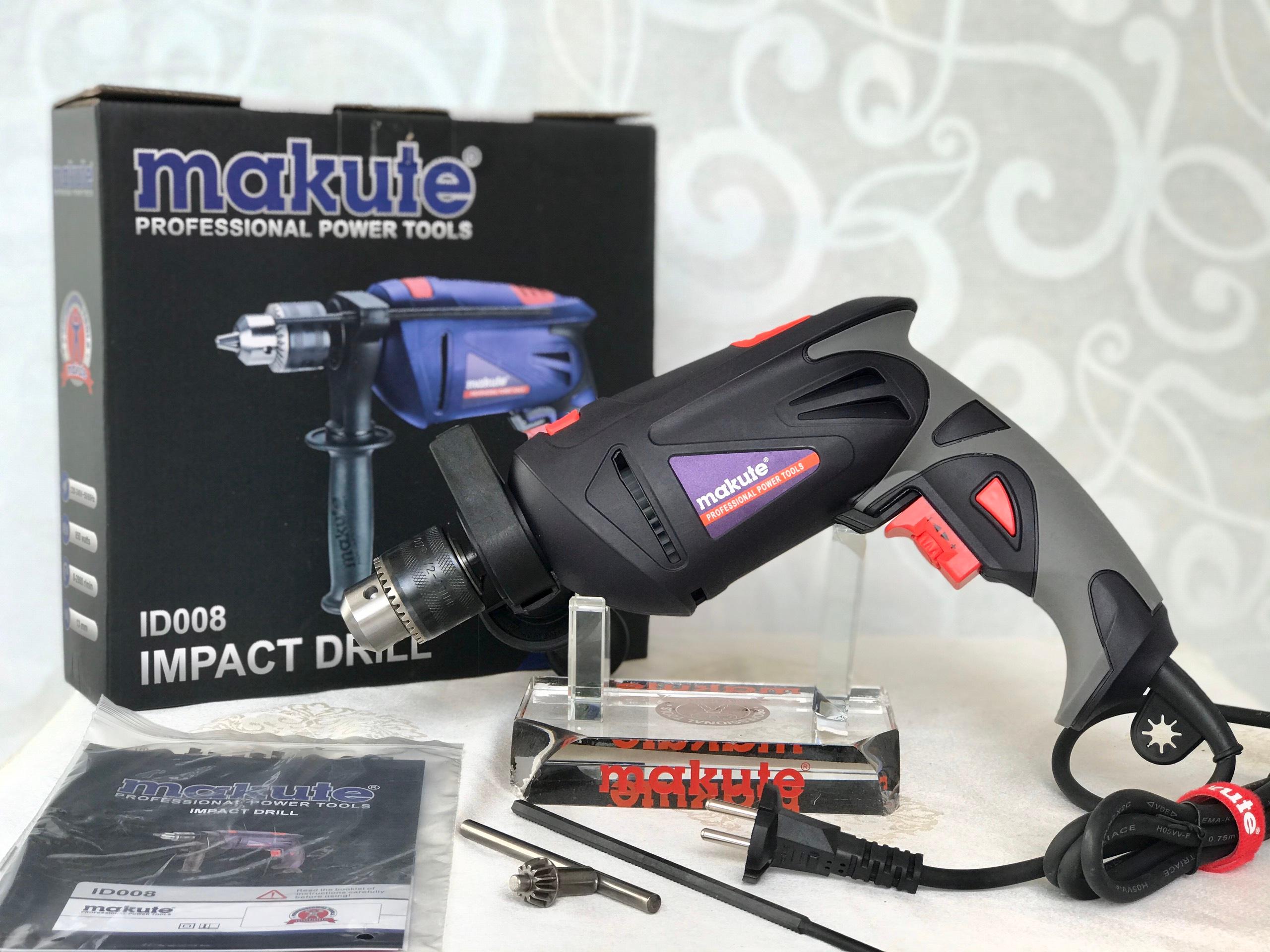 MÁY KHOAN ĐỘNG LỰC 850W 13MM MAKUTE ID008- HÀNG CHÍNH HÃNG