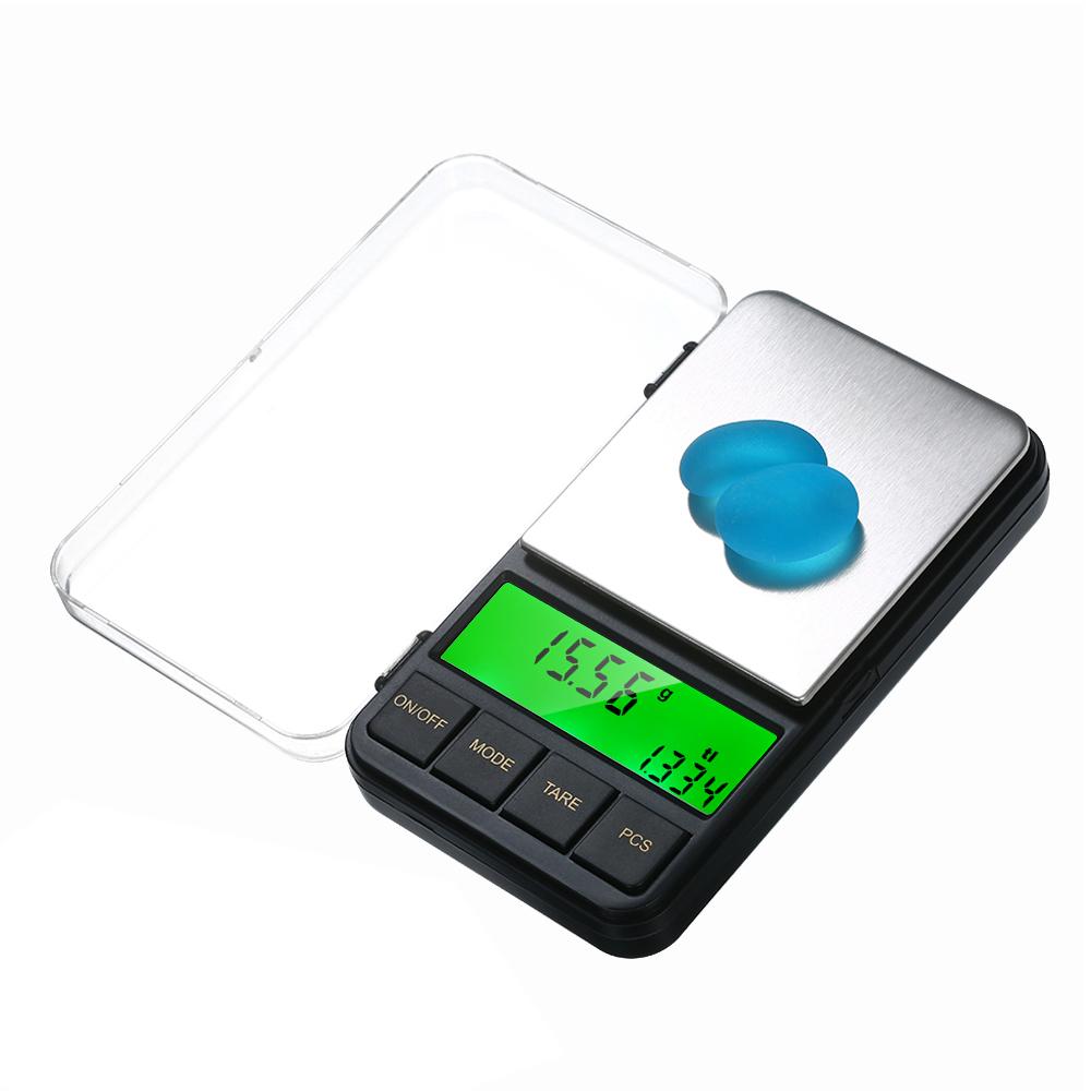 Cân bỏ túi chính xác 500g/0.01g màn hình hiển thị có đèn nền