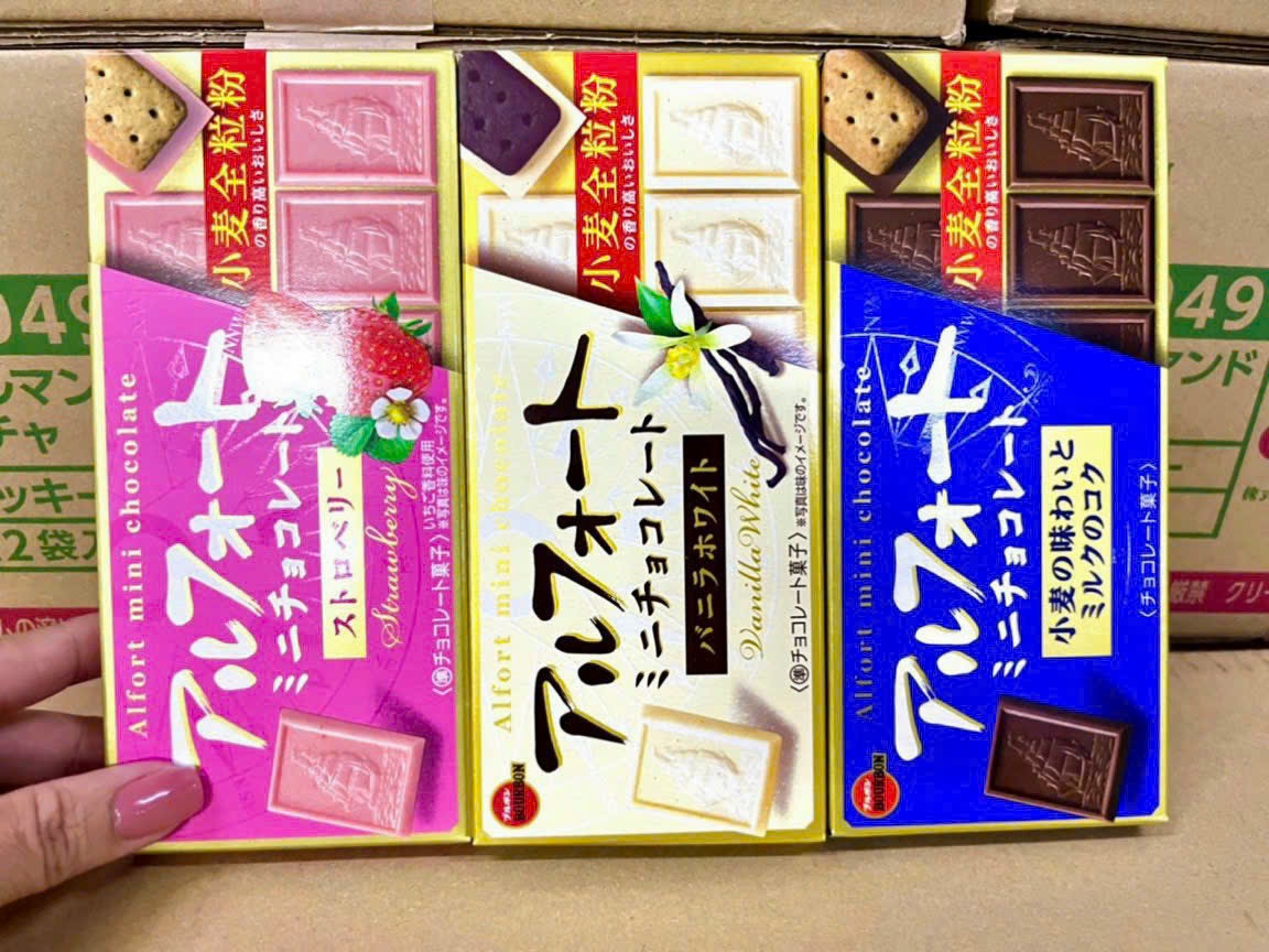 Bánh qui Bourbon Alfort vị Milk Choco