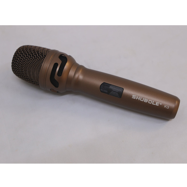 Micro Karaoke Có Dây Shubole K3 (1 Mic) Hát Cực Hay - Cực Nhẹ - Hút Âm Cực Tốt Chính Hãng