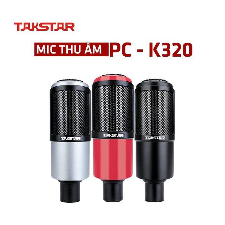 Micro Takstar PC K320 hát karaoke, thu âm chuyên nghiệp, livetream mạng xã hội, bán hàng online