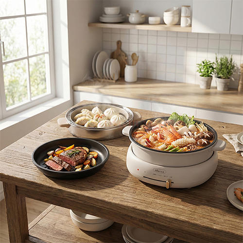 Nồi điện đa năng Bear 4 lít HP-4H40D - Hàng chính hãng