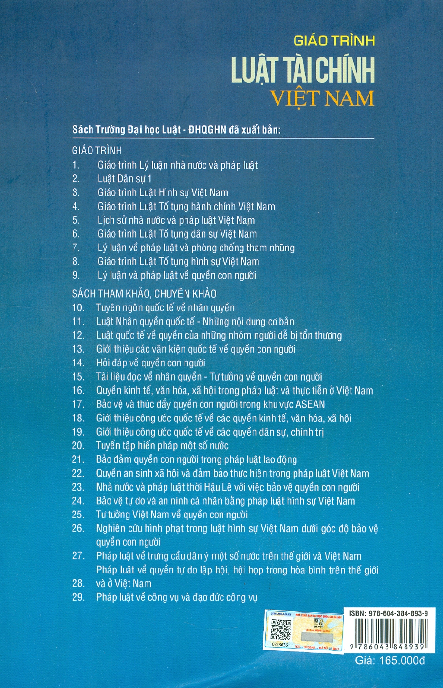 Giáo Trình Luật Tài Chính Việt Nam