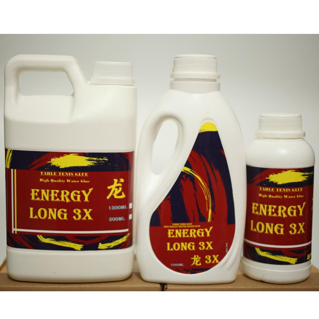 Keo dán mặt vợt bóng bàn Energy long 3x dung tích lớn kèm mút xốp và kẹp mút
