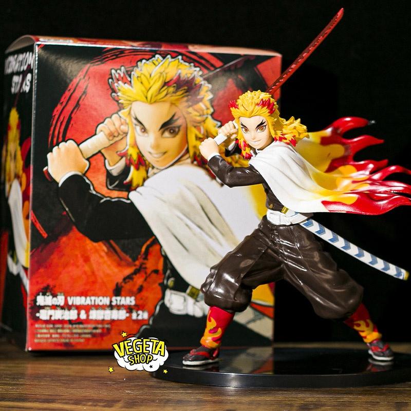 Mô hình Kimetsu No Yaiba - Thanh gươm diệt quỷ - Viêm Trụ Rengoku Kyoujurou - Cao 20cm
