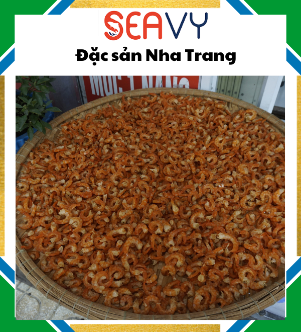Đặc Sản Nha Trang -Tôm Khô Nha Trang Loại 1 Ngọt Thịt Size Trung, Seavy Gói 200g
