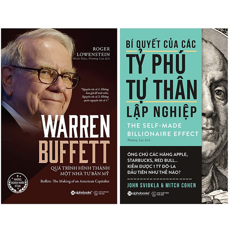 Combo Sách Doanh Nhân : Bí Quyết Của Các Tỷ Phú Tự Thân Lập Nghiệp + Warren Buffett - Quá Trình Hình Thành Một Nhà Tư Bản Mỹ