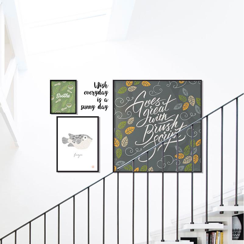 Decal dán tường khung tranh Sunny day ZOOYOO XL8325