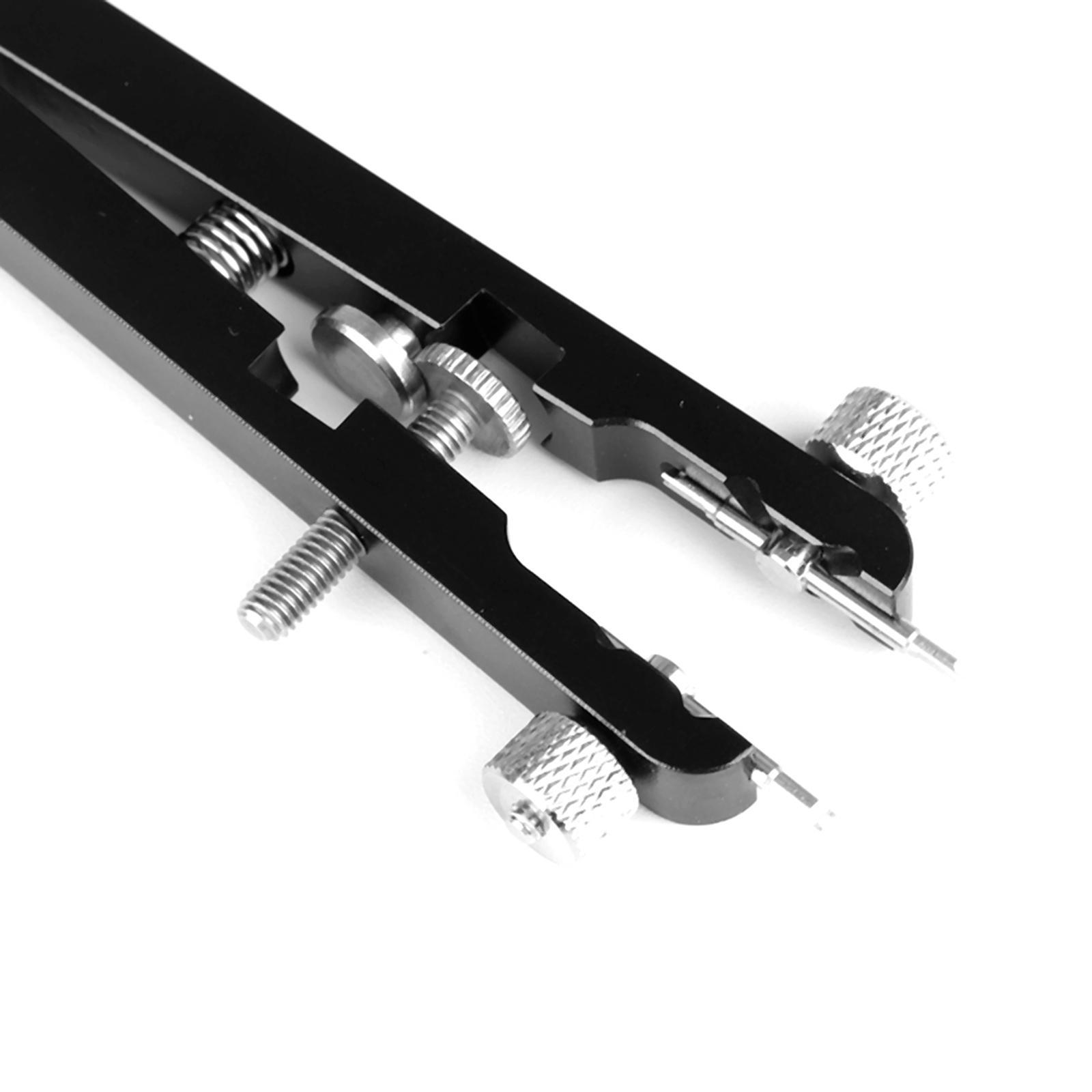 Watch Bracelet Spring Bar Plier Tweezer Remover Replace Adjuster Tool Black