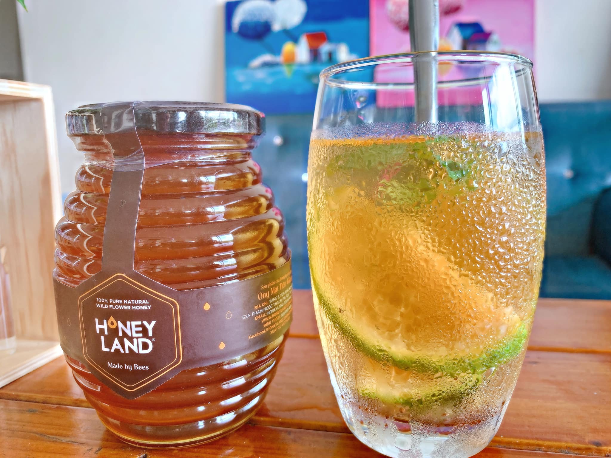 MẬT ONG THIÊN NHIÊN HOA RỪNG TÂY NGUYÊN HONEYLAND 110G